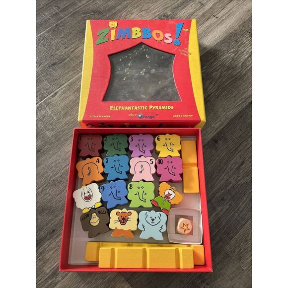 Zimbbos Wooden Stacking Zoo Animals Children's Fine Motor Skills Game Toy - Picture 1 of 3